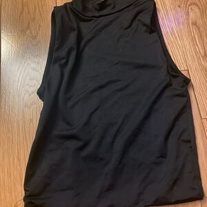 Sleeveless Black Top